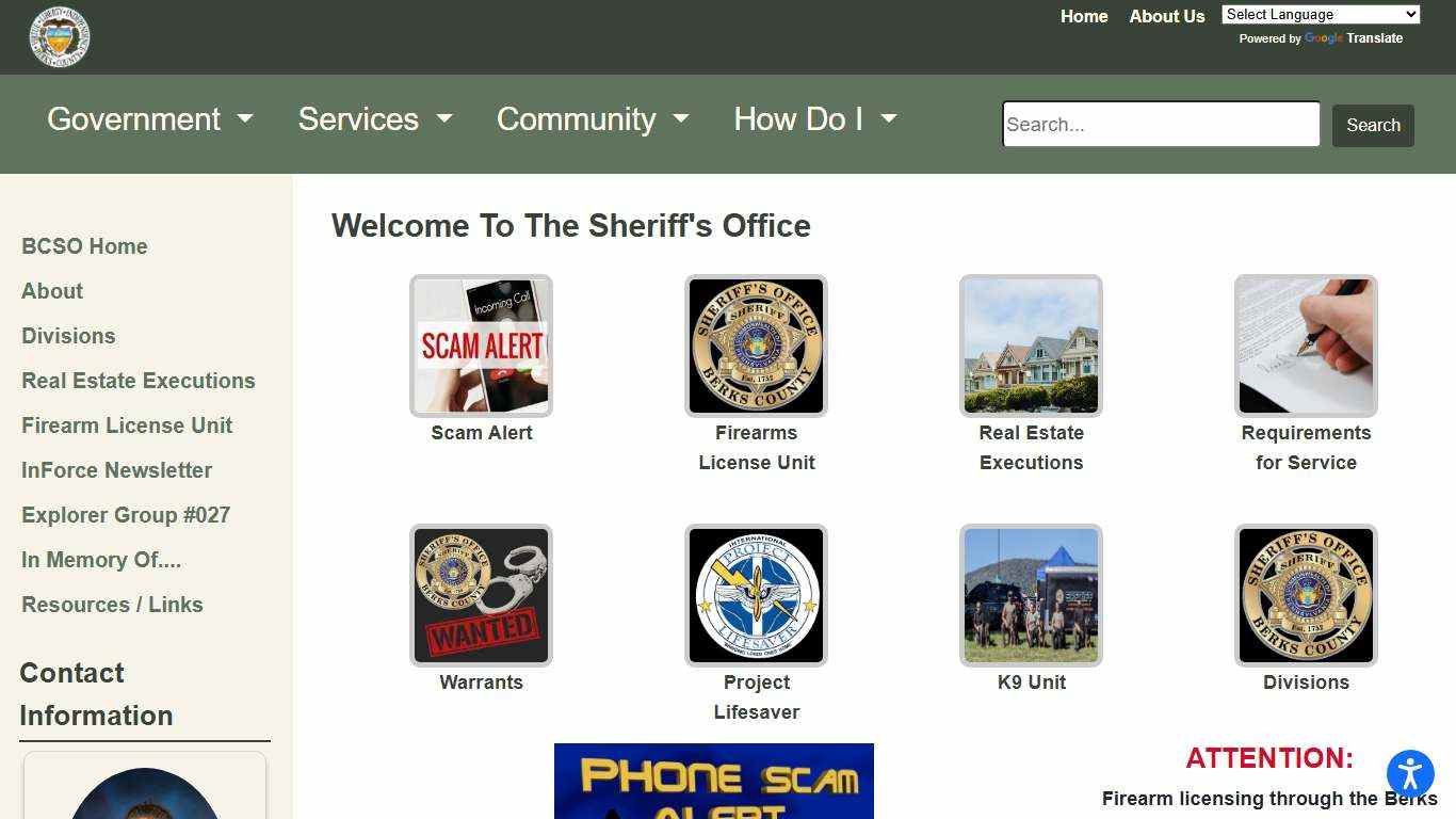 Berks County - Sheriff